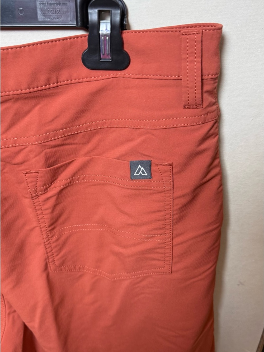 Alpine Design Men's Rust Red Flat-Front Performance Shorts - Picture 5 of 5